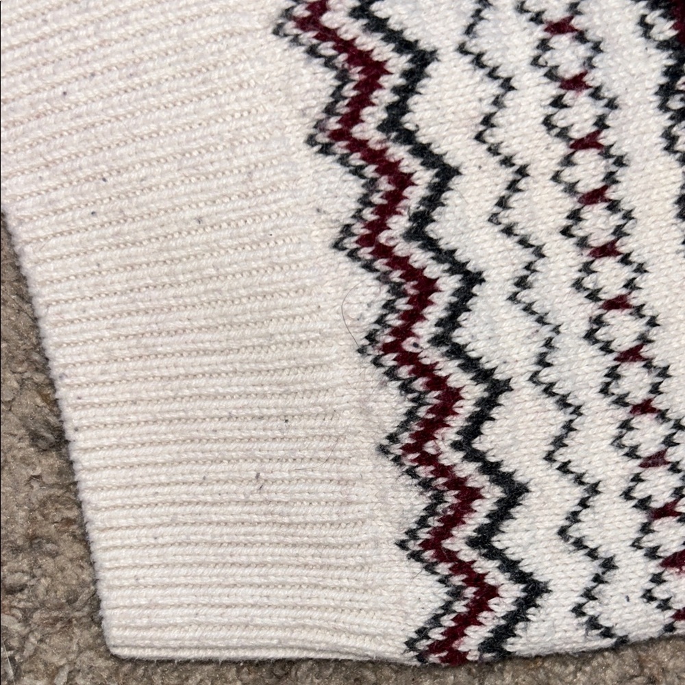 Vintage Thick Patterned Sweater - Picture 11 of 13
